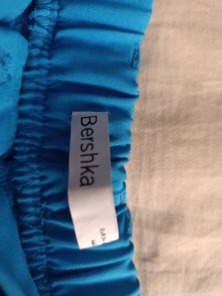 Pantalón corto mujer azul