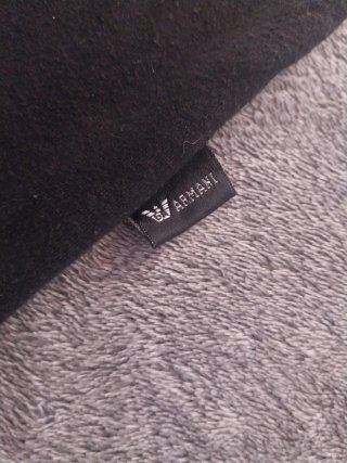 Camiseta Armani Jeans con 4 logotipos t. M/L
