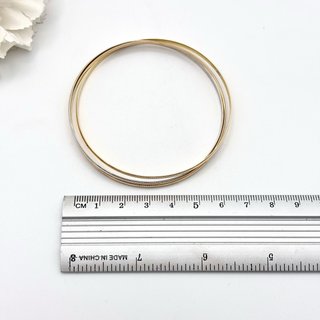 Brazalete Oro 18kt tres colores