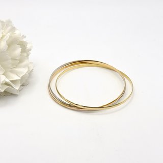 Brazalete Oro 18kt tres colores