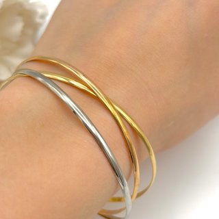 Brazalete Oro 18kt tres colores