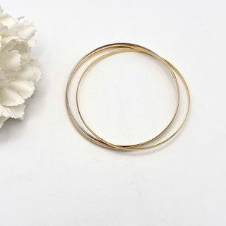 Brazalete Oro 18kt tres colores