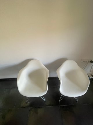 2 Sillas Blancas Urgente Mudanza miercoles