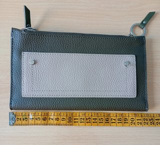 Parfois Monedero Cartera Mujer Verde y Beige