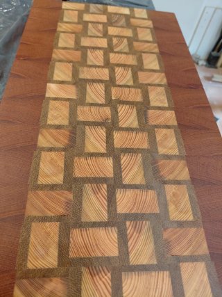 Tabla de cocina artesanal de madera