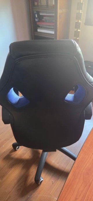 Silla gaming/ordenador negra y azul