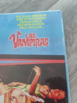 Cartel Metálico Las Vampiras / Vampyros Lesbos