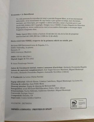 Economia 1r Batxillerat - Mediterrània