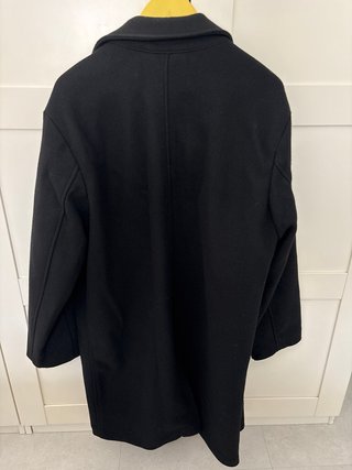 Abrigo largo Pull&Bear negro talla M