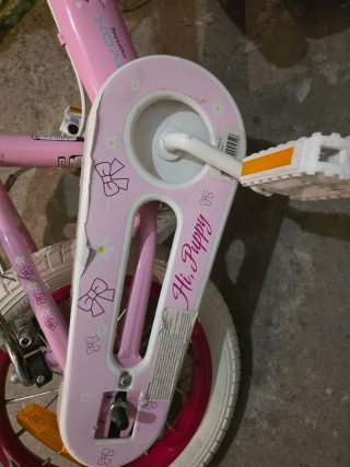 Bicicleta infantil rosa Hi Puppy