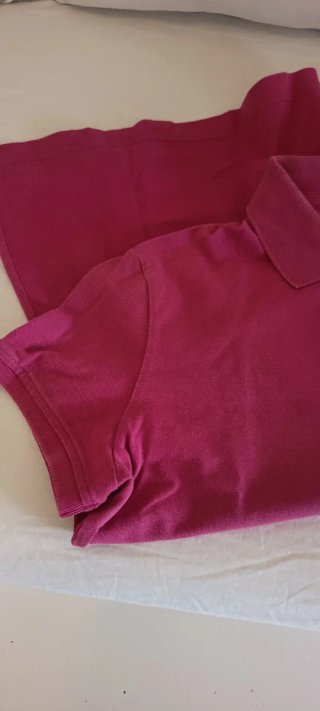 Polo Tommy Hilfiger Mujer Talla M Rosa