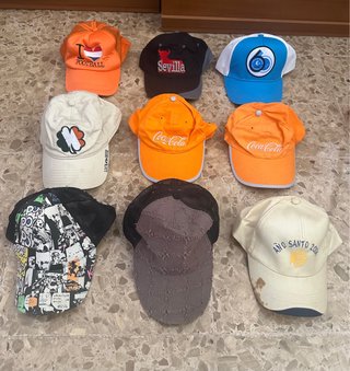 Lote de 9 Gorras Variadas