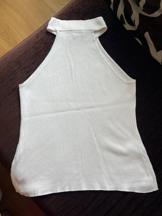 Top Guess sin hombros blanco