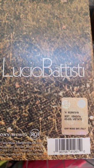 Lucio Battisti Amore non amore vinile