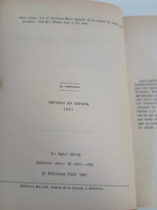 Normas Morales de Educación Sexual 1961