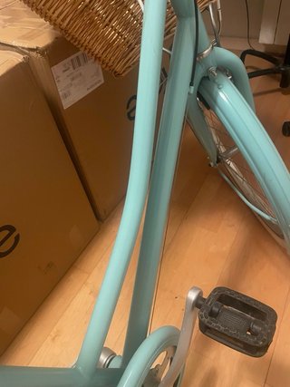 Bicicleta Vintage Azul con Cesta Urge venta