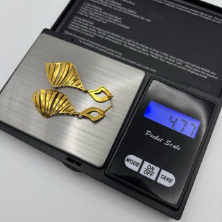 Pendientes de oro 22kt
