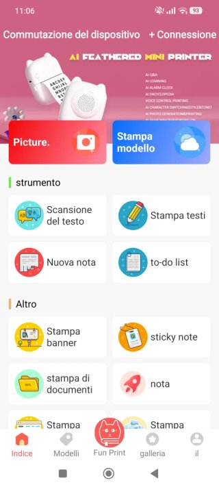 Mini Stampante Fotografica Nuova