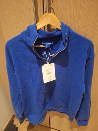 Jersey Zara Azul Talla L Nuevo con Etiqueta