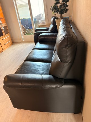Sofá cama de piel Pohjanmaan