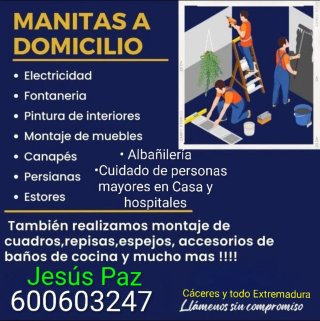 Manitas en Cáceres y toda Extremadura