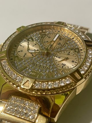 Reloj Guess Dorado con Cristales