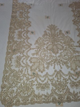 Manteletas Falleras Doradas y de tul