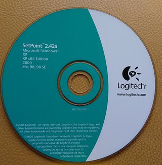 CD Logitech SetPoint 2.42a per Windows