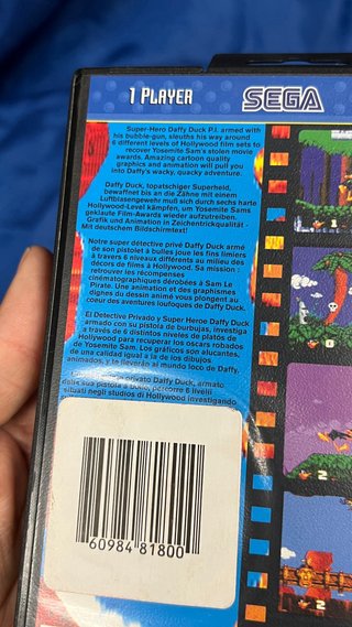 Daffy Duck in Hollywood Sega Mega Drive Completo