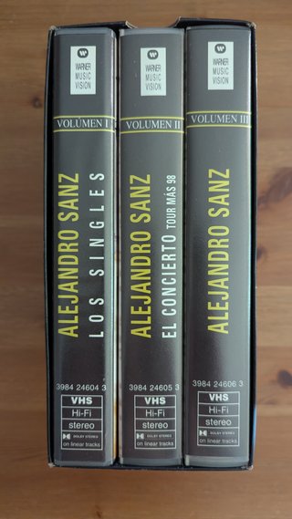 Alejandro Sanz Los Vídeos VHS