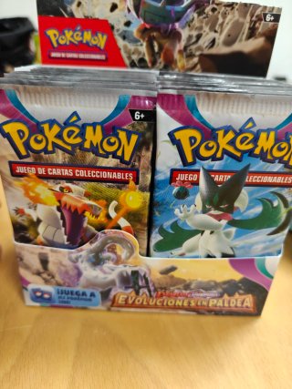 Booster Box evoluciones en paldea español sellada