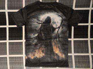 Camiseta Terror Gótico Dark Black Metal