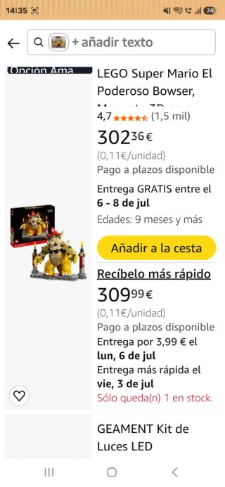 Lego Super Mario Bowser