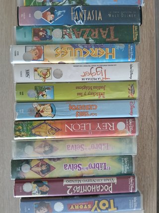 Lote Cintas VHS Disney Clásicos