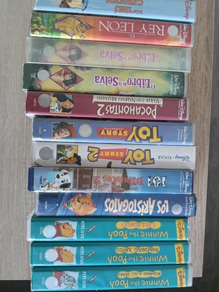 Lote Cintas VHS Disney Clásicos