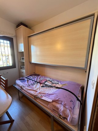 Litera Plegable Beige/Gris