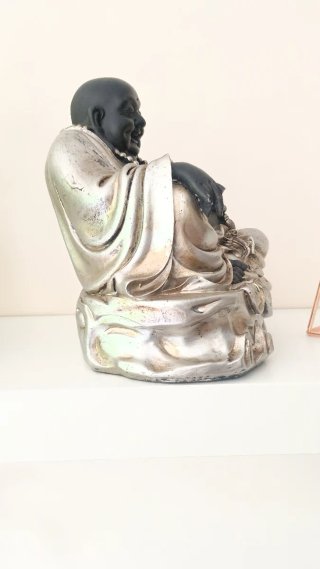 Figura Buda Sentado Decorativa