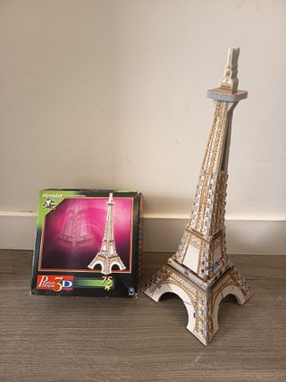 A150. Puzzle 3D Wrebbit Torre Eiffel 75 P Completo