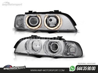 FAROS DELANTEROS OJOS DE ANGEL XENON PARA BMW SERIE 5 E39 / BERLINA / TOURING