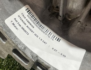 97676 caja cambios gr2073 hyundai accent (x3) 1.5