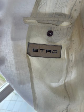 Giacca Etro Lino Seta Made in Italy