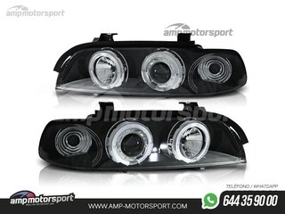 FAROS DELANTEROS OJOS DE ANGEL PARA BMW SERIE 5 E39 / BERLINA / TOURING