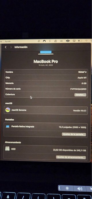MacBook Pro 13.3 M1