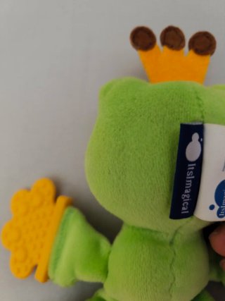 Sonajero Rana Princesa Peluche