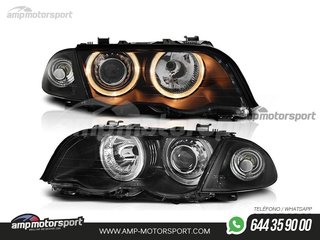FAROS DELANTEROS OJOS DE ANGEL PARA BMW SERIE 3 E46 / BERLINA / TOURING