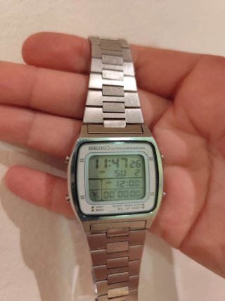 Reloj SEIKO A714-5006 "Running Man"(1982) Japón.