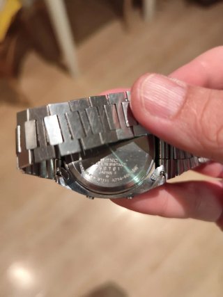 Reloj SEIKO A714-5006 "Running Man"(1982) Japón.