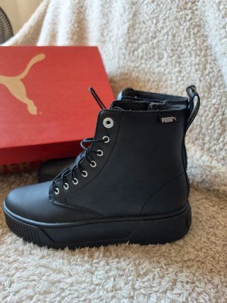 Botas Puma Negras Mujer Talla 40 Nuevas Caja