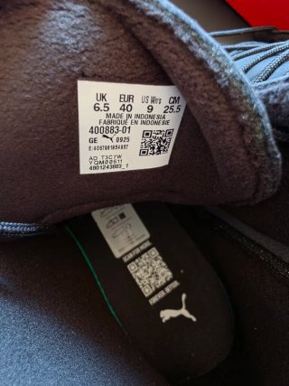 Botas Puma Negras Mujer Talla 40 Nuevas Caja