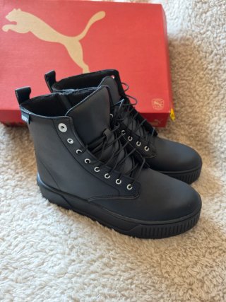 Botas Puma Negras Mujer Talla 40 Nuevas Caja